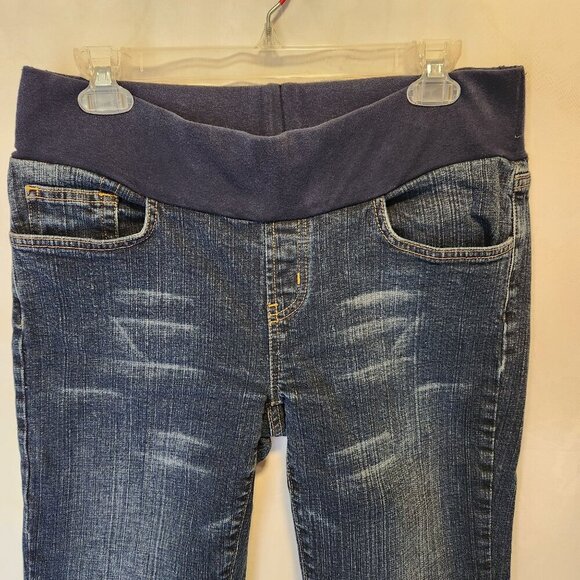 Motherhood Maternity Jeans Dark Wash Stretch Straight Leg Women's Small - Picture 3 of 8